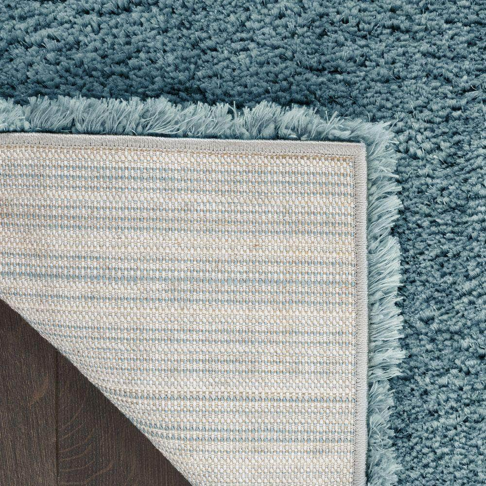 Luxurious Shag LXR05 Aqua Rug #color_aqua