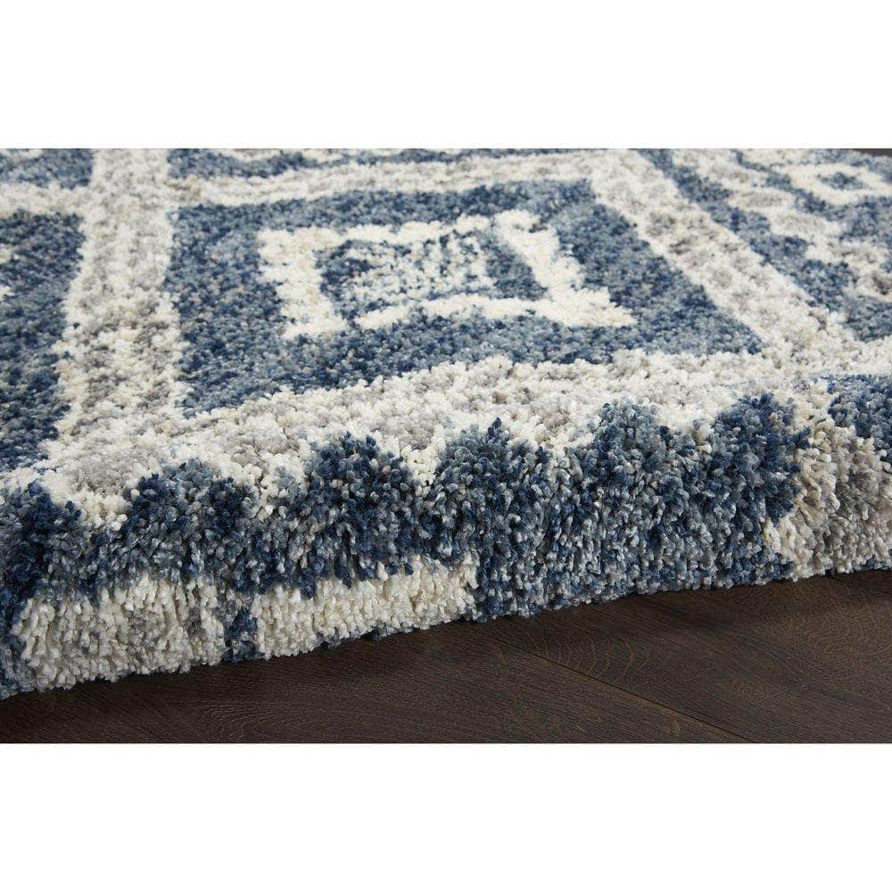 Scandinavian Shag SCN02 Denim Blue Rugs #color_denim blue