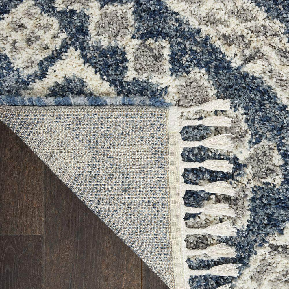 Scandinavian Shag SCN02 Denim Blue Rugs #color_denim blue