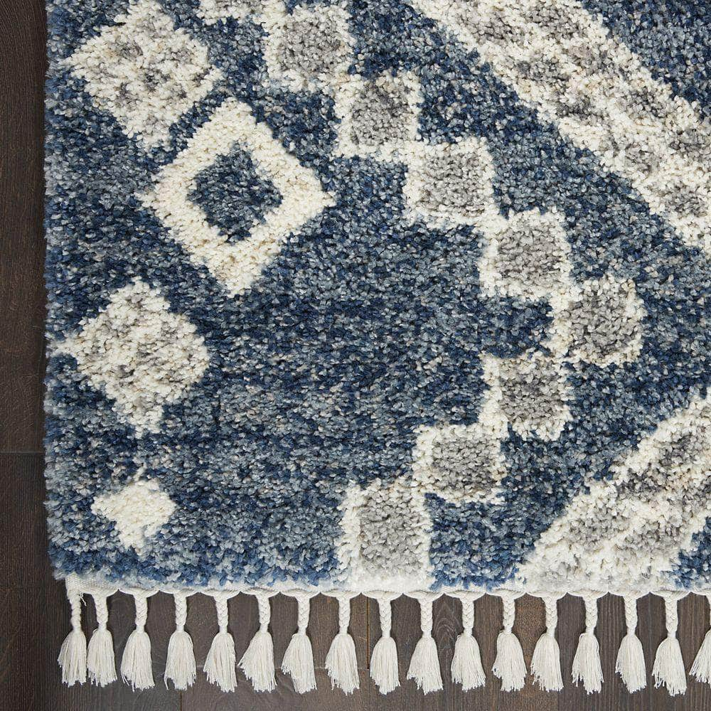 Scandinavian Shag SCN02 Denim Blue Rugs #color_denim blue