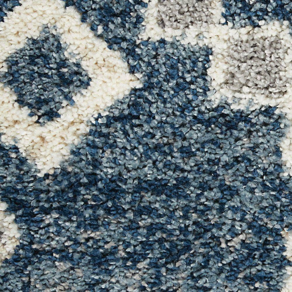 Scandinavian Shag SCN02 Denim Blue Rugs #color_denim blue