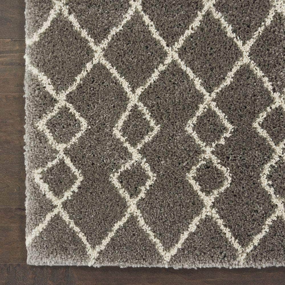 Geometric Shag GOS01 Silver Rugs #color_silver