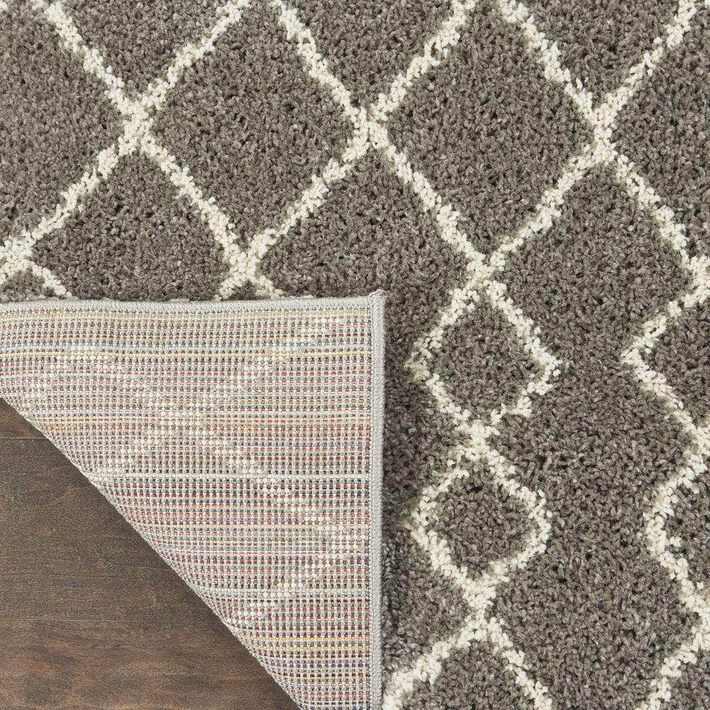 Geometric Shag GOS01 Silver Rugs #color_silver