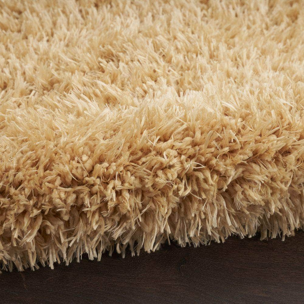 Lush Shag LSS01 Gold Rugs #color_gold