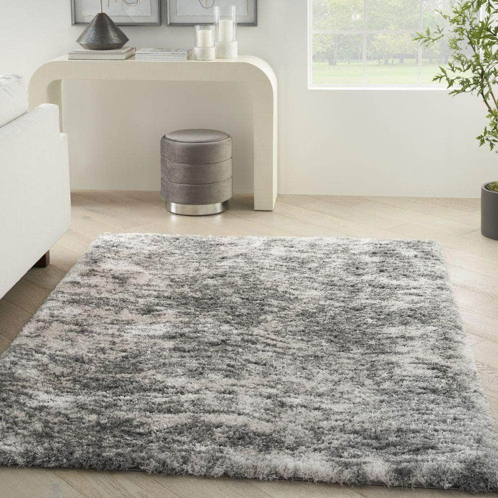 Luxurious Shag LXR04 Charcoal Grey Rugs #color_charcoal grey