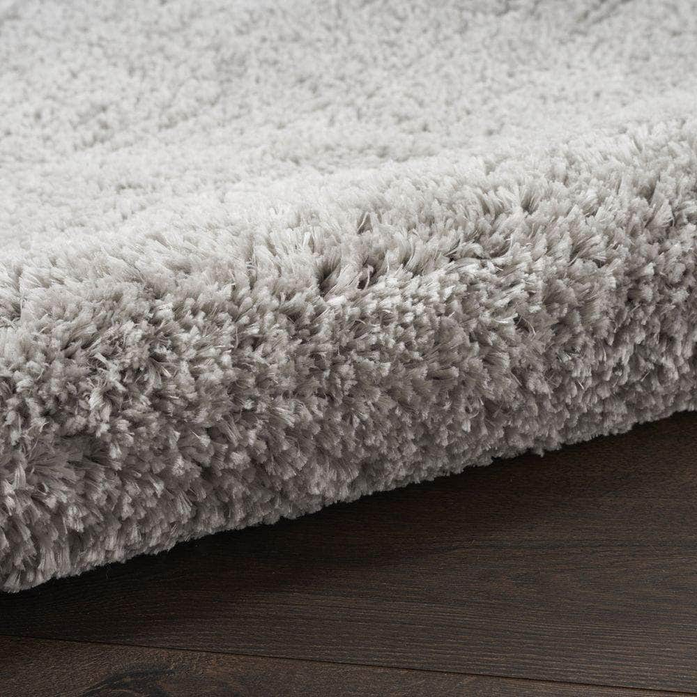 Luxurious Shag LXR05 Silver Rugs #color_silver