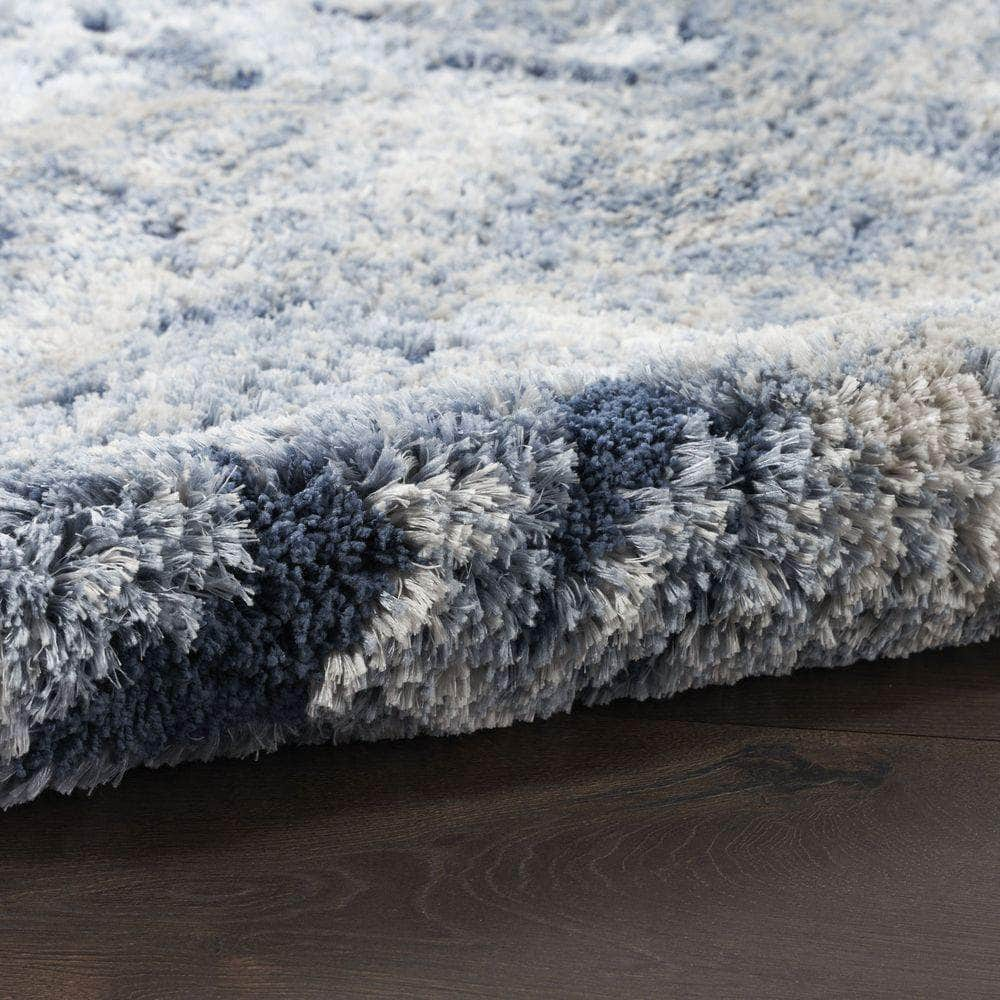 Luxurious Shag LXR06 Light Blue Rugs #color_light blue