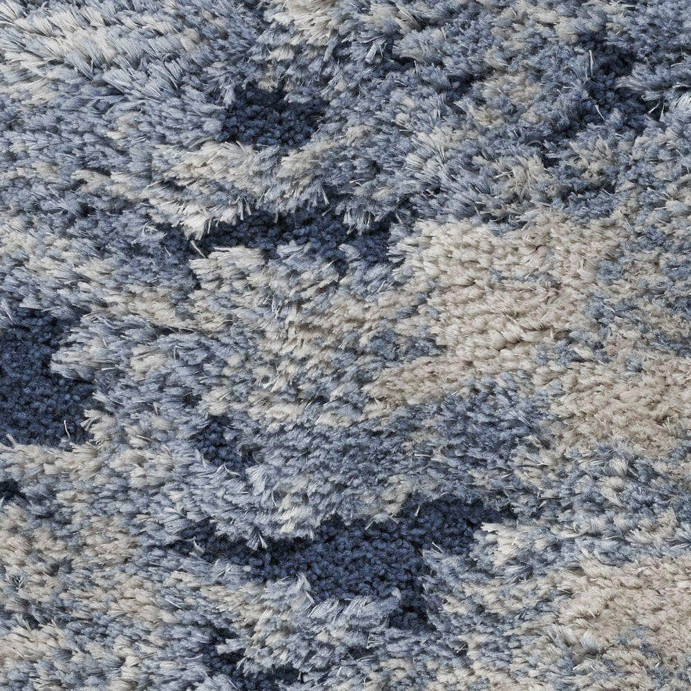 Luxurious Shag LXR06 Light Blue Rugs #color_light blue