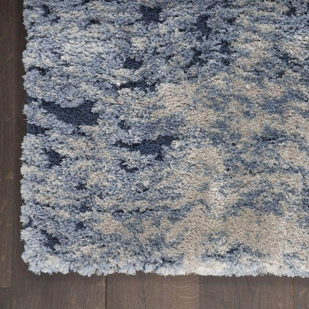 Luxurious Shag LXR06 Light Blue Rugs #color_light blue