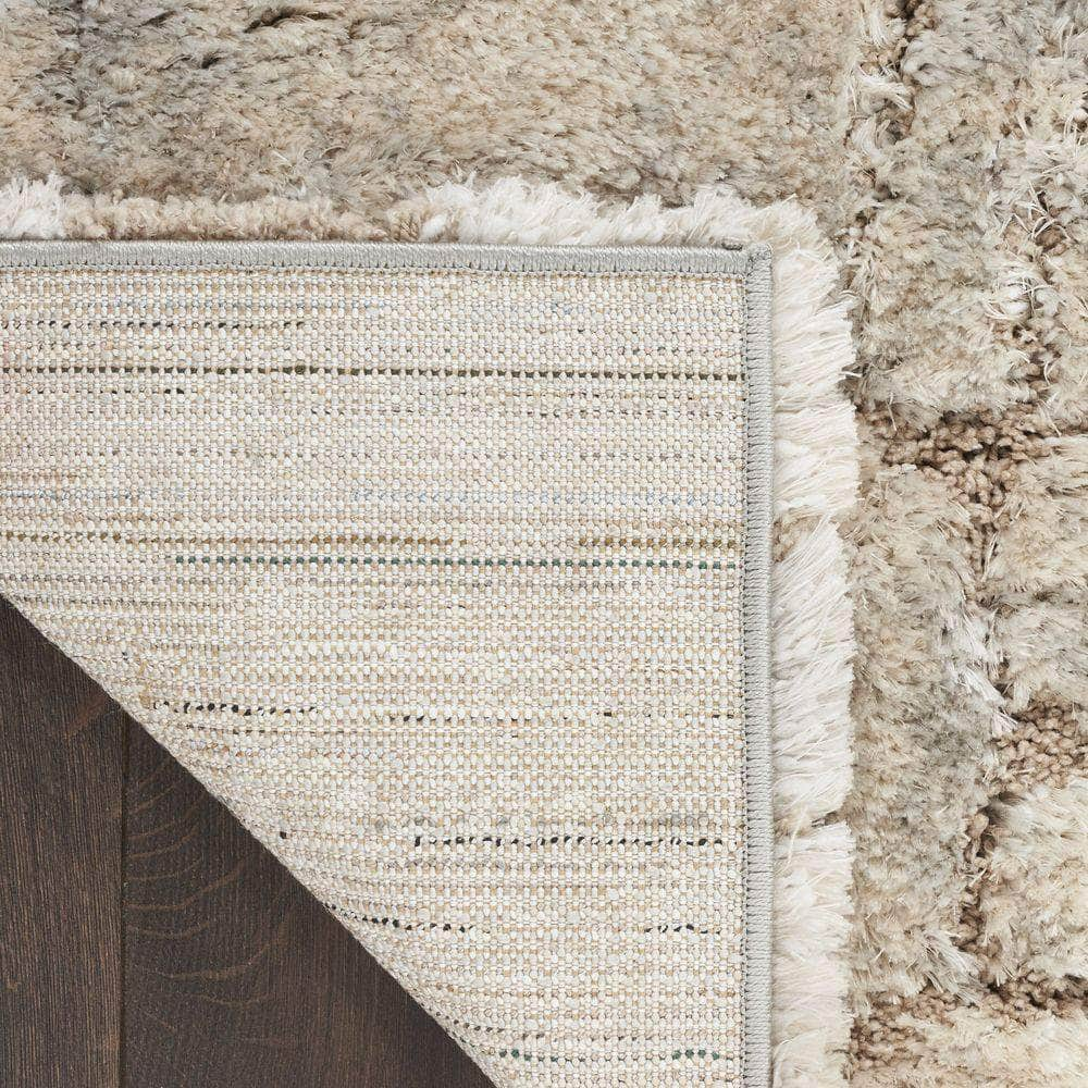 Luxurious Shag LXR09 Ivory Beige Rugs #color_ivory beige