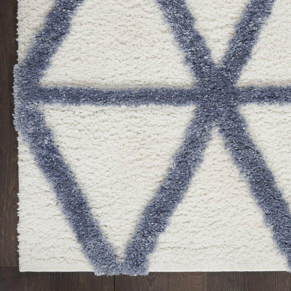 Melfi MLF01 Ivory Blue Rugs #color_ivory blue