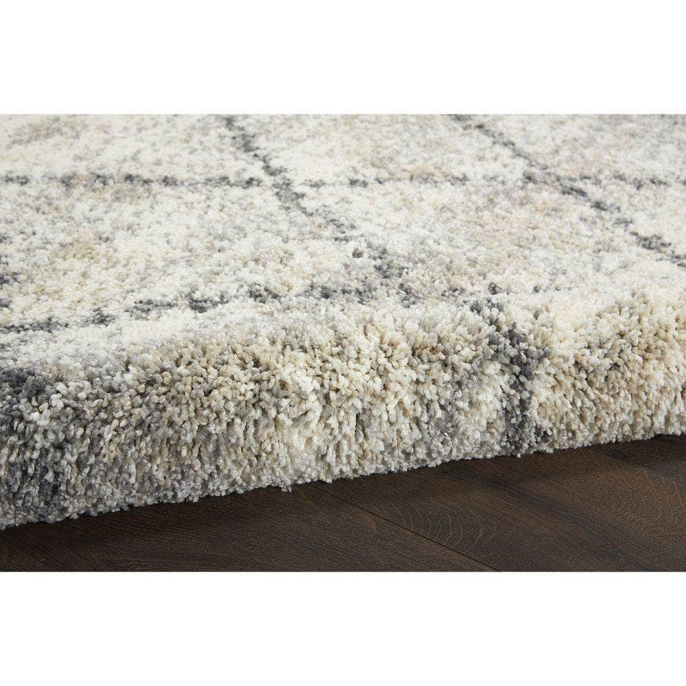 Scandinavian Shag SCN01 Ivory/Grey Rugs #color_ivory/grey