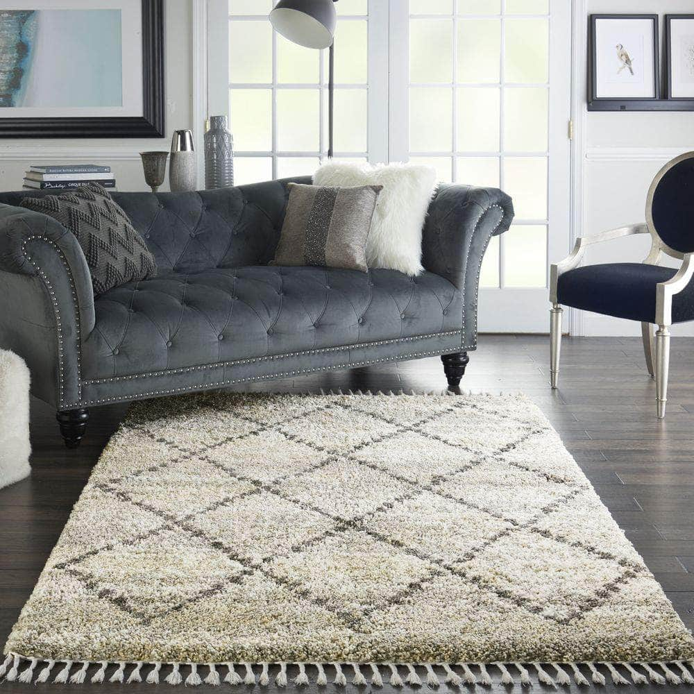 Scandinavian Shag SCN01 Silver Grey Rugs #color_silver grey