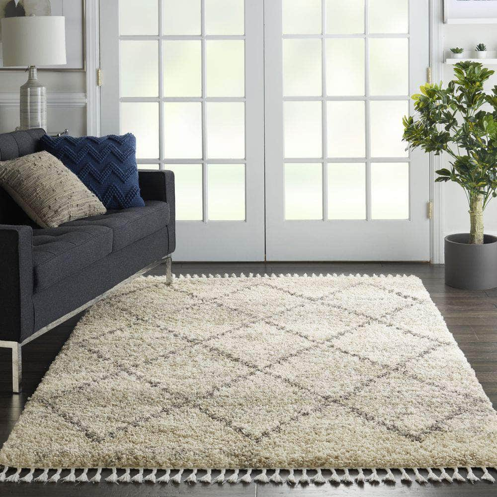 Scandinavian Shag SCN01 Silver Grey Rugs #color_silver grey