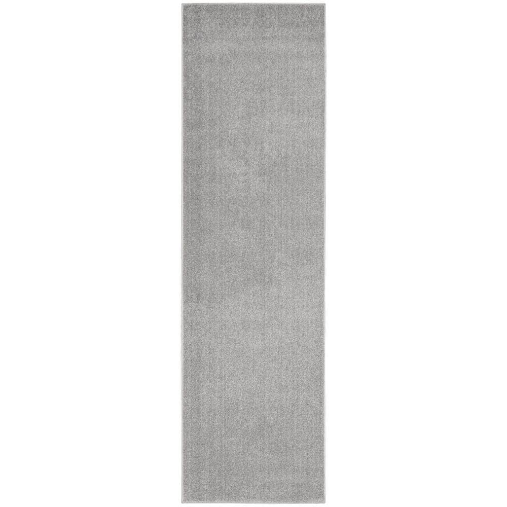 Nourison Essentials NRE01 Silver Grey Rugs #color_silver grey