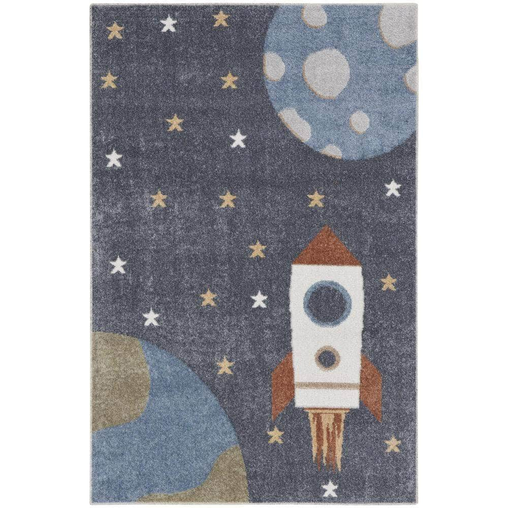 Astra Machine Washable ASW06 Sky Blue Rugs #color_sky blue