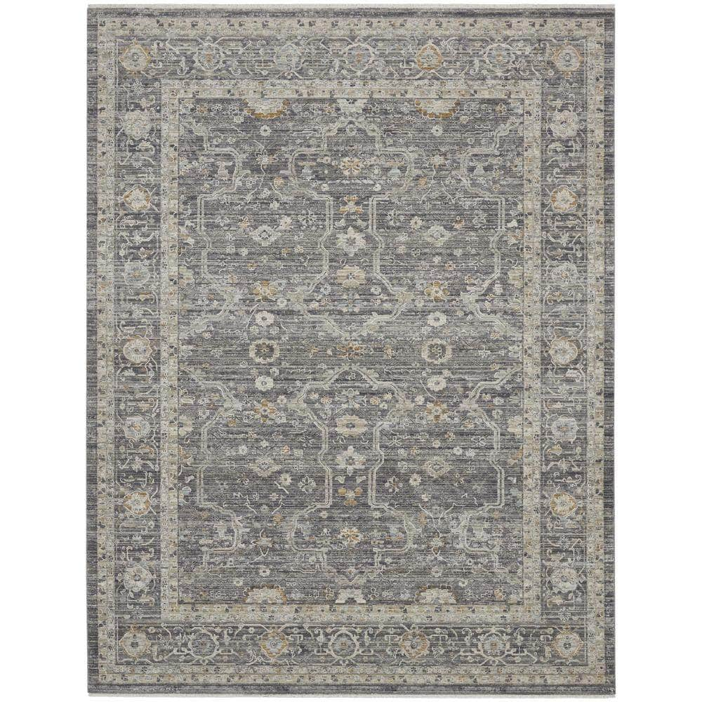 Nyle NYE03 Slate Multicolor Rugs #color_slate multicolor