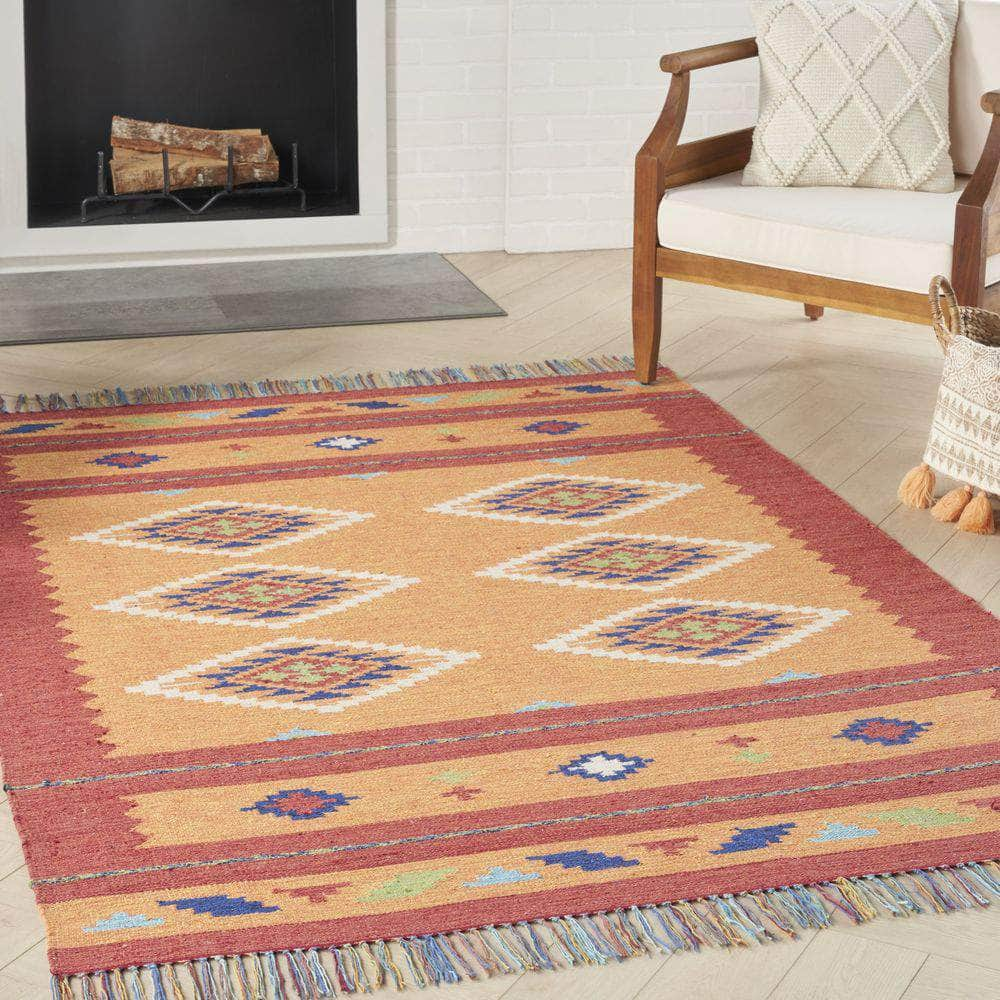 Baja BAJ02 Red/Beige Rugs #color_red/beige