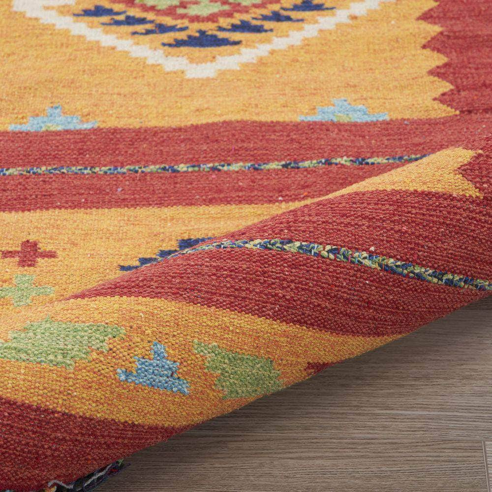 Baja BAJ02 Yellow/Red Rugs #color_yellow/red