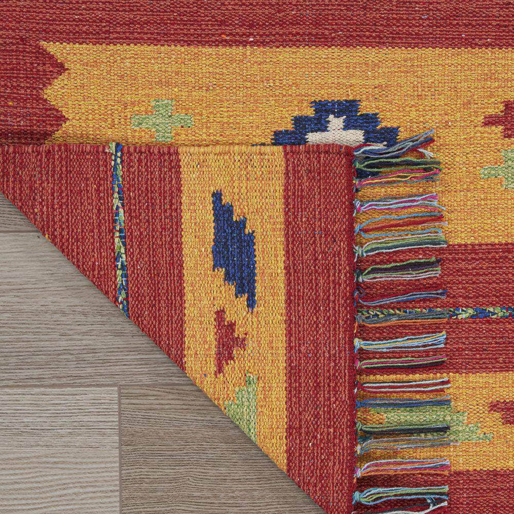 Baja BAJ02 Yellow/Red Rugs #color_yellow/red