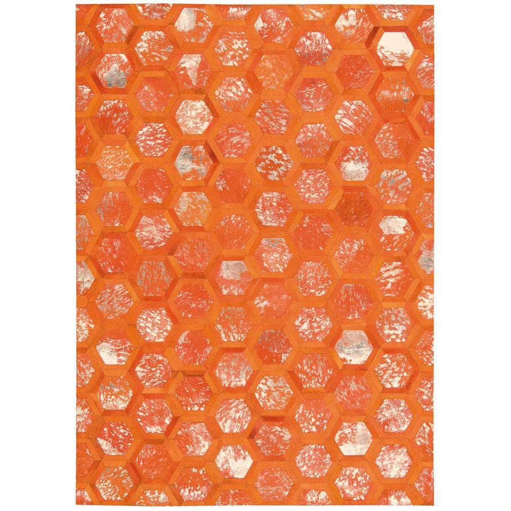 City Chic MA100 Tangerine Rugs #color_tangerine