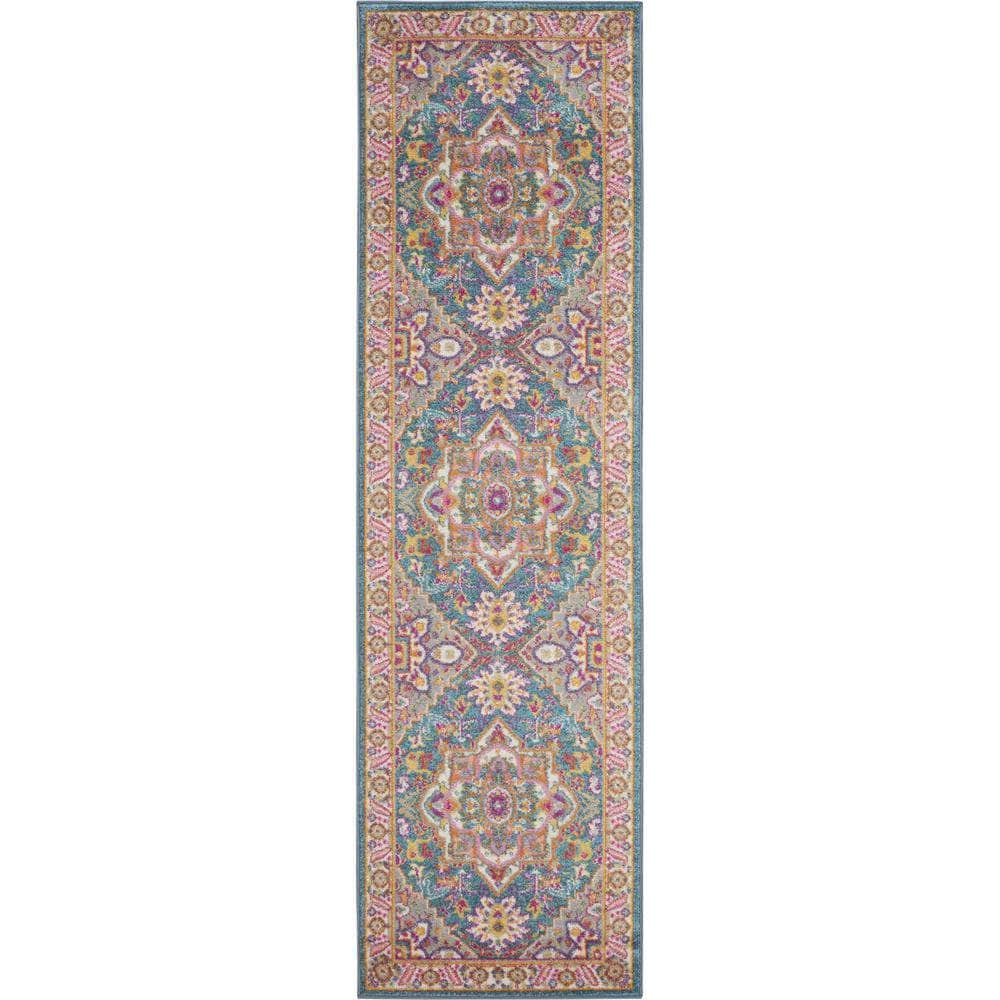 Passion PSN20 Teal Multi Rugs #color_teal multi