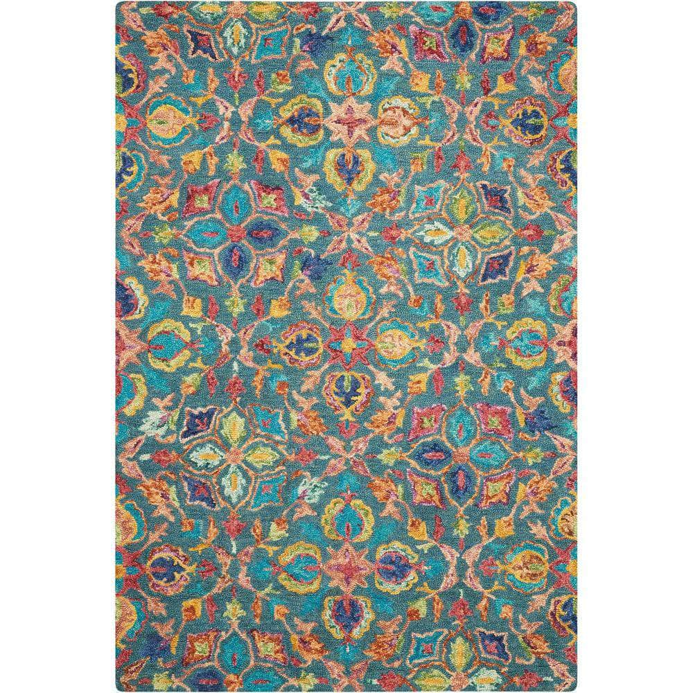 Vivid VIV08 Teal Rugs #color_teal