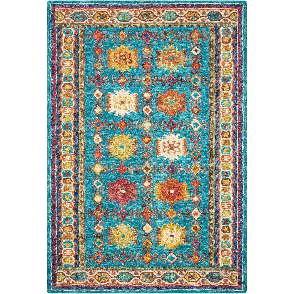 Vivid VIV09 Teal Rugs #color_teal