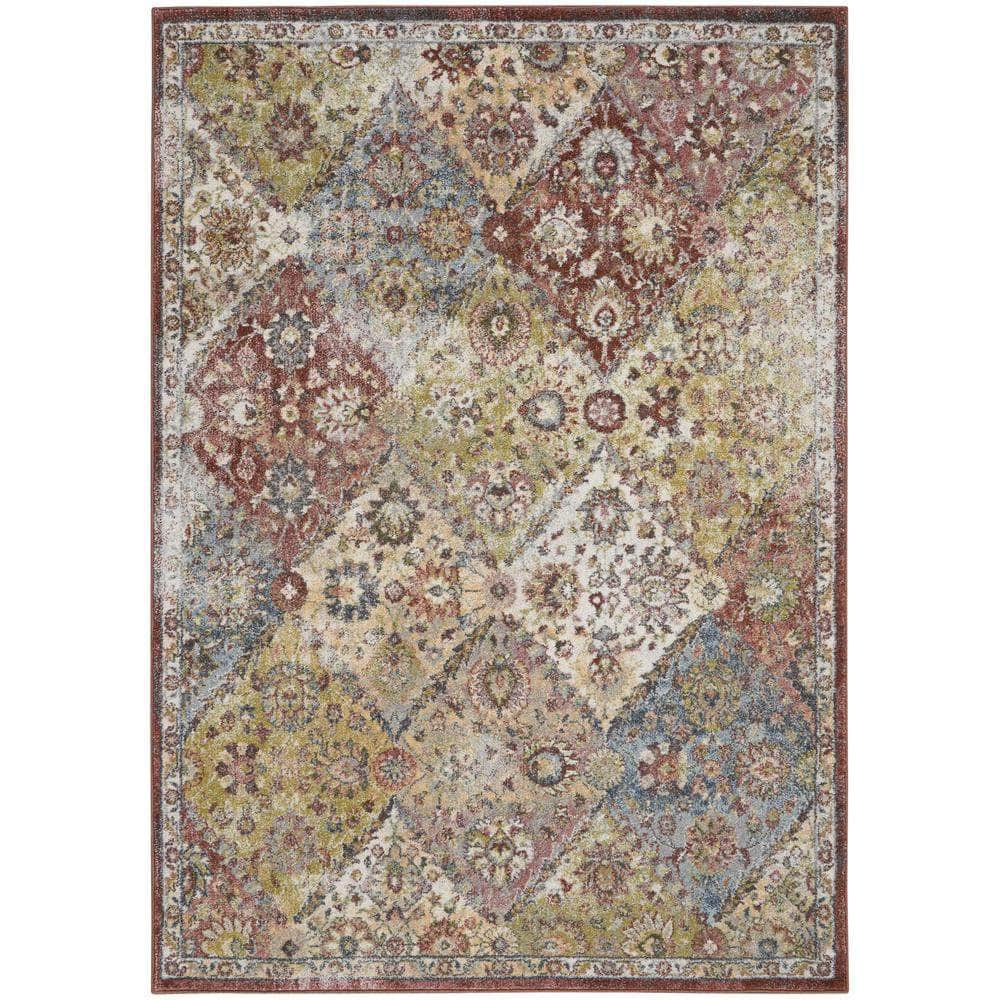 Juniper JPR01 Terracotta Multicolor Rugs #color_terracotta multicolor