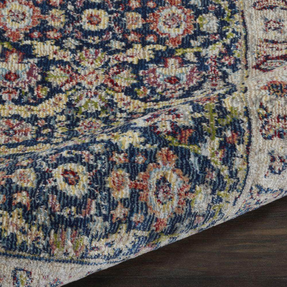 Global Vintage GLB13 Nav/Multicolor Rugs #color_nav/multicolor