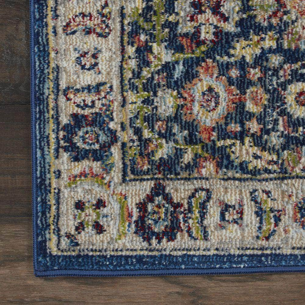 Global Vintage GLB13 Nav/Multicolor Rugs #color_nav/multicolor