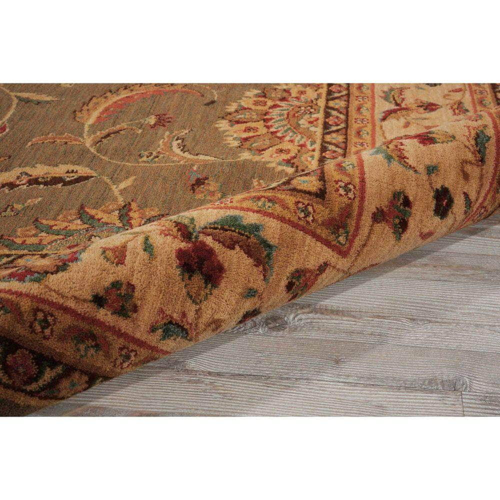 Living Treasures LI04 Green Rugs #color_green