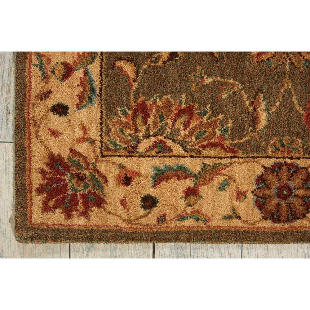 Living Treasures LI04 Green Rugs #color_green