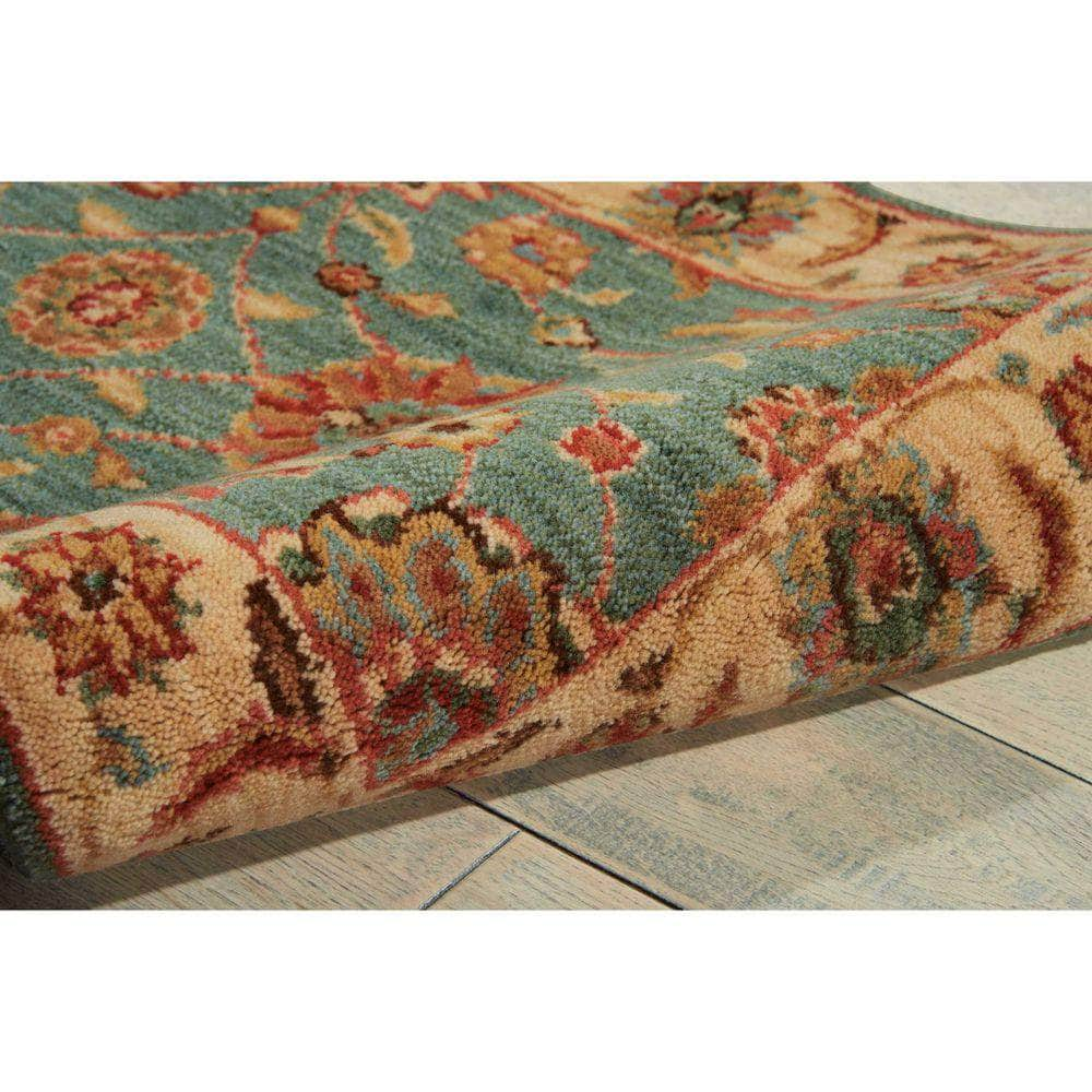 Living Treasures LI05 Aqua Rugs #color_aqua