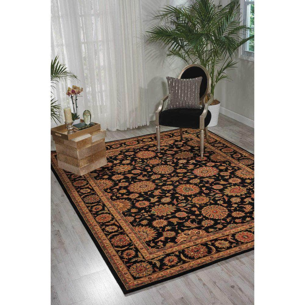 Living Treasures LI05 Rust Rugs #color_rust