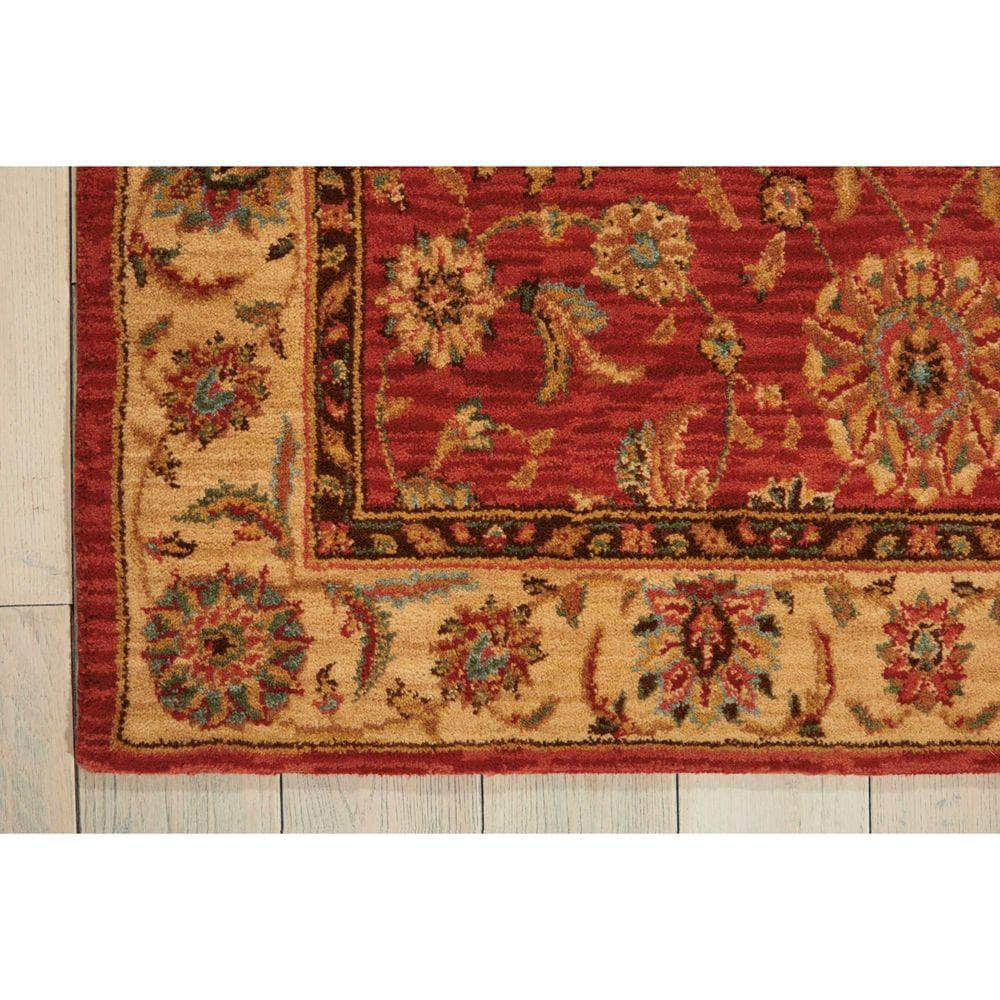 Living Treasures LI05 Rust Rugs #color_rust