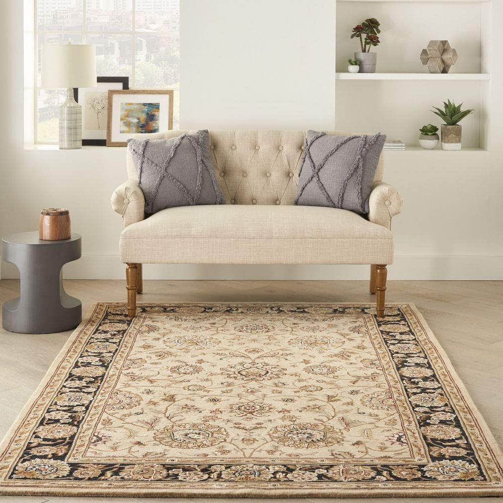 Nourison 2000 2207 Beige Rugs #color_beige