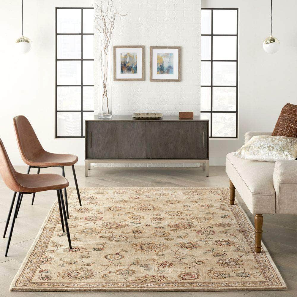 Nourison 2000 2360 Beige Rugs #color_beige