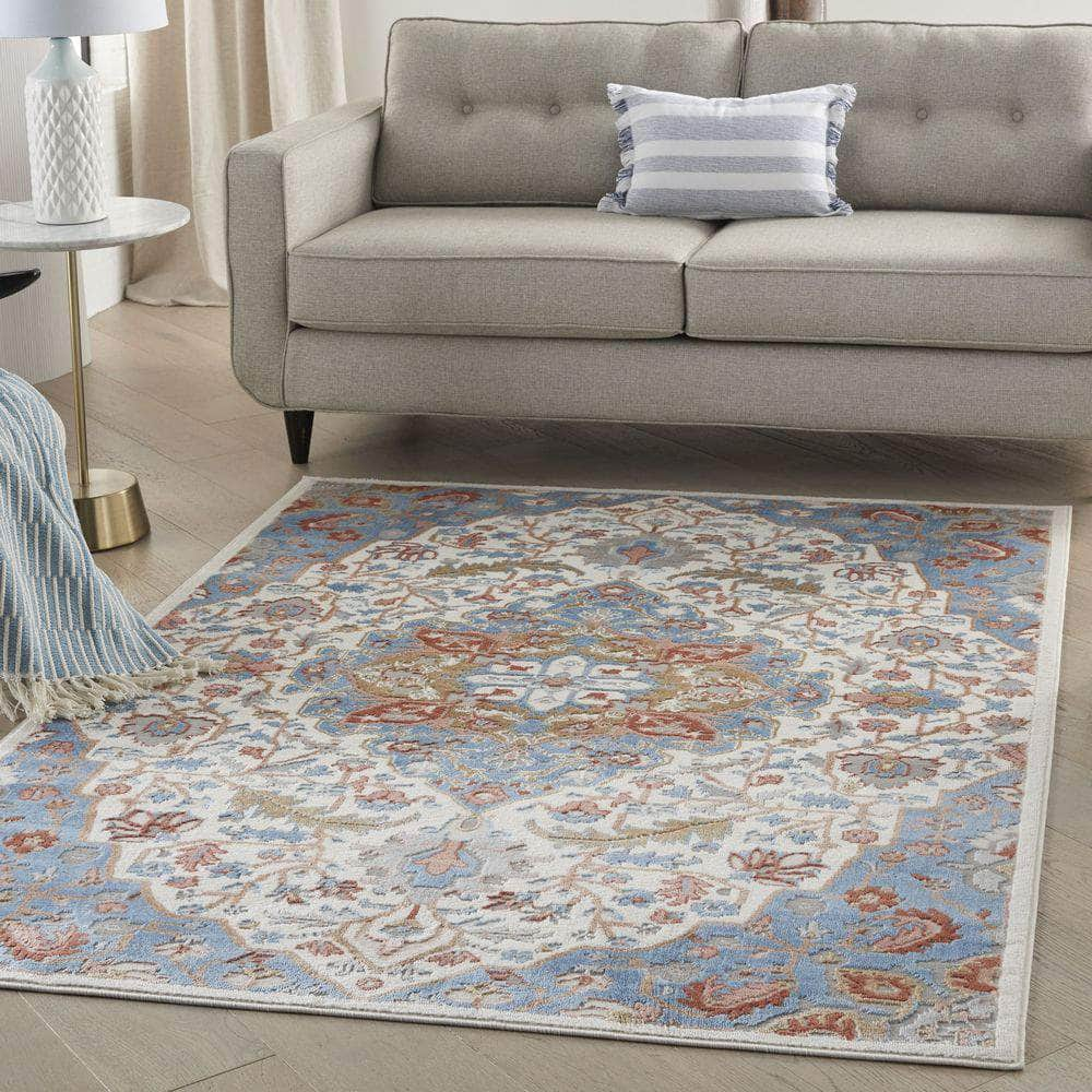 Elation ETN09 Ivory Grey Rugs #color_ivory grey