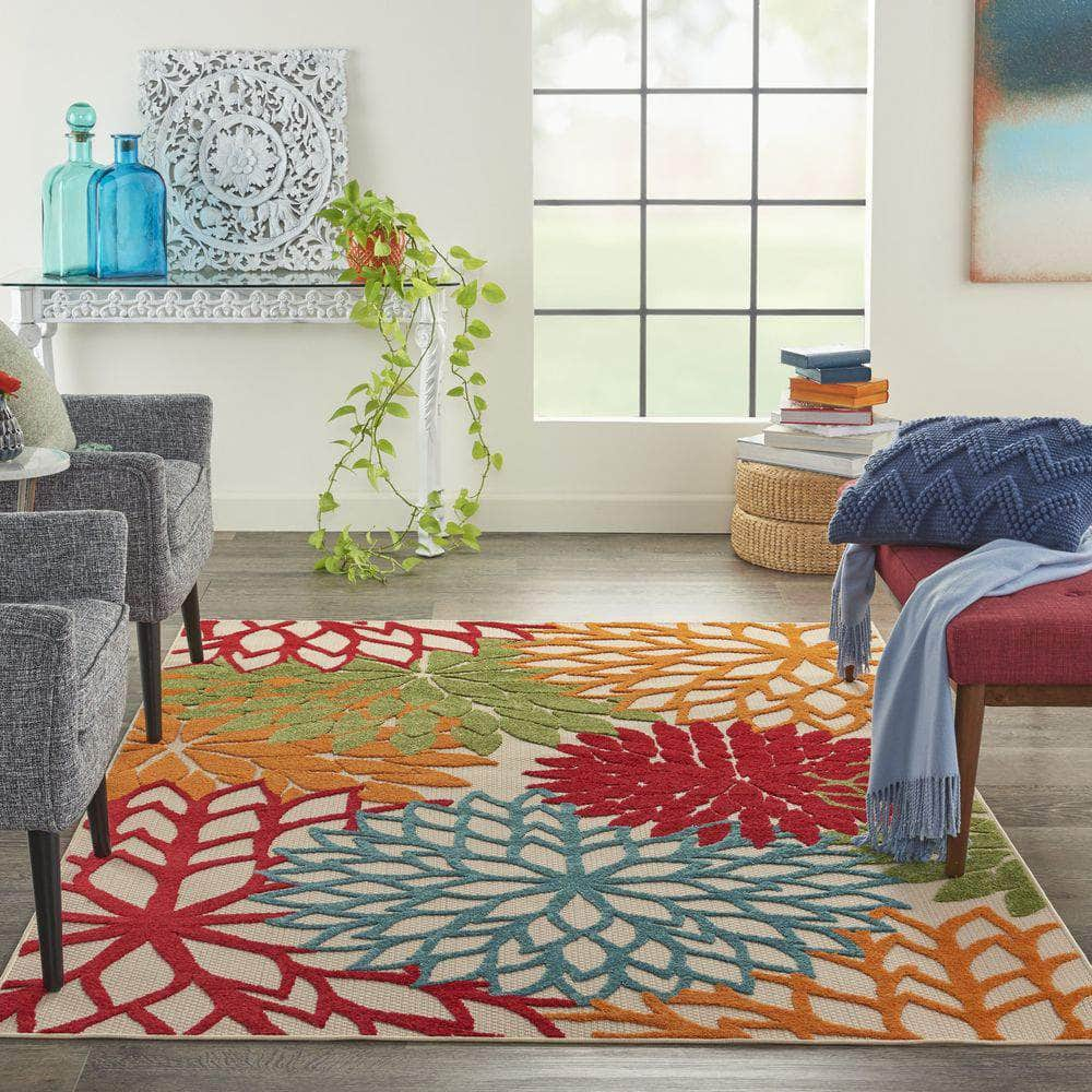 Aloha ALH05 Multicolor Rugs #color_multicolor