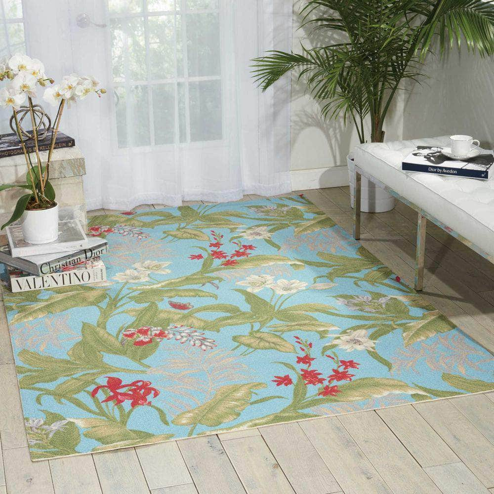 Sun & Shade SND46 Aqua Rugs #color_aqua