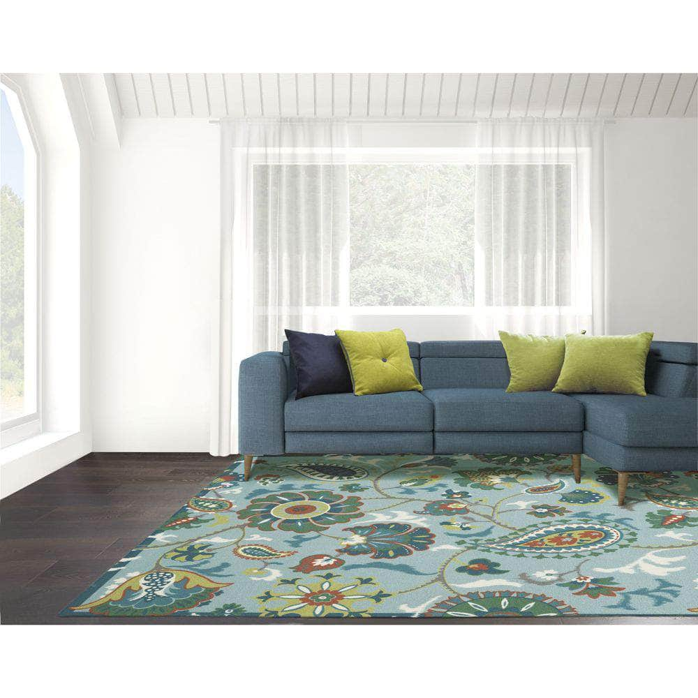 Sun & Shade SND73 Light Blue Rugs #color_light blue