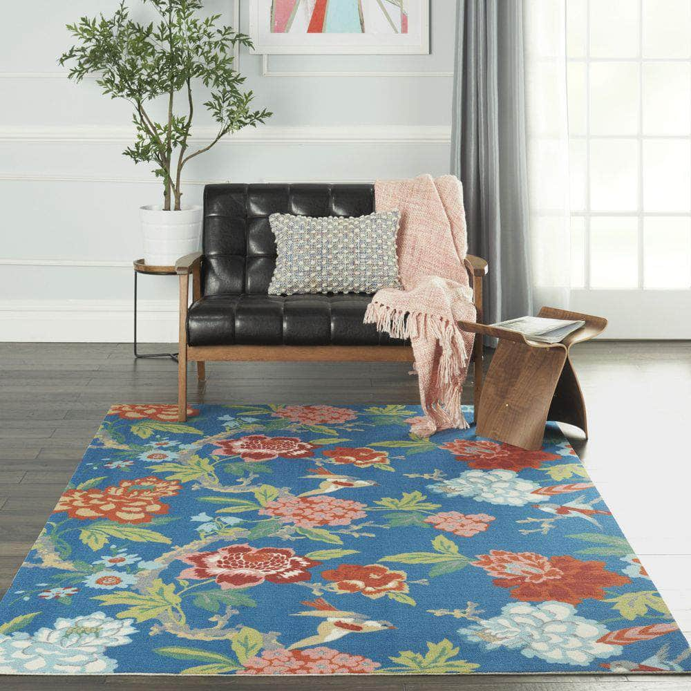 Sun & Shade SND82 Blue/Multicolor Rugs #color_blue/multicolor