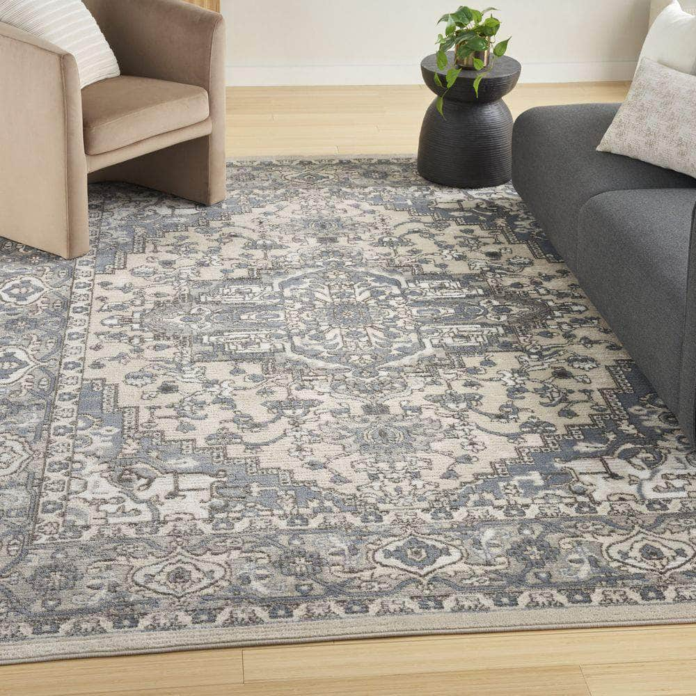 Concerto CNC05 Ivory Blue Rug #color_ivory blue