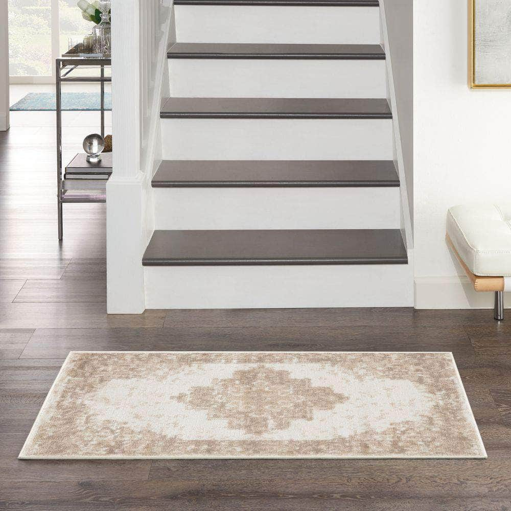 Grafix GRF14 Ivory Beige Rug #color_ivory beige