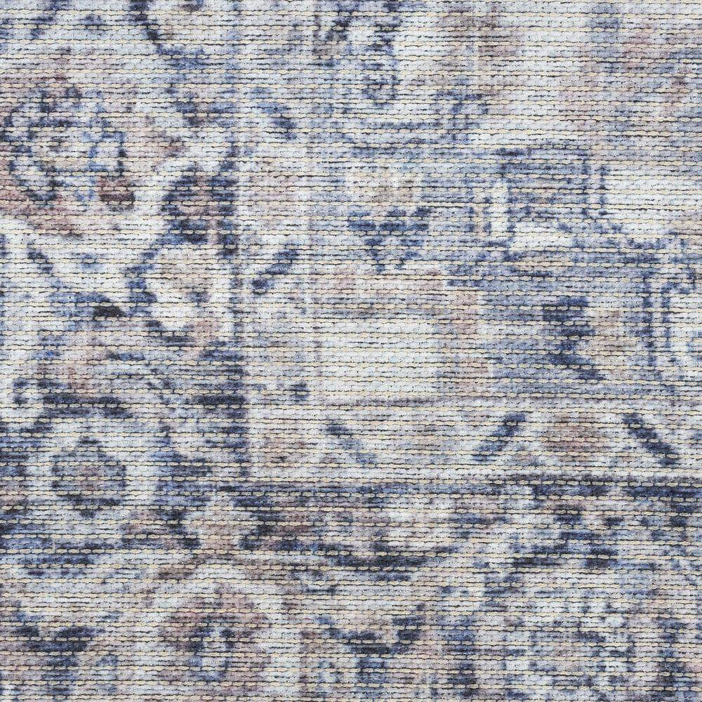 Machine Washable Series 1 SR101 Light Blue Multi Rug #color_light blue multi