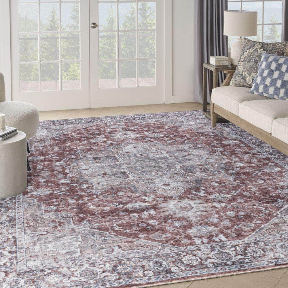 Machine Washable Series 1 SR101 Ivory Brick Rug #color_ivory brick