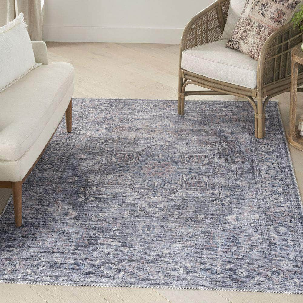 Machine Washable Series 1 SR101 Grey Rug #color_grey