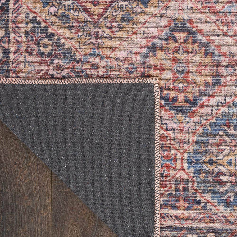 Machine Washable Series 1 SR104 Blue/Multi Rug #color_blue/multi