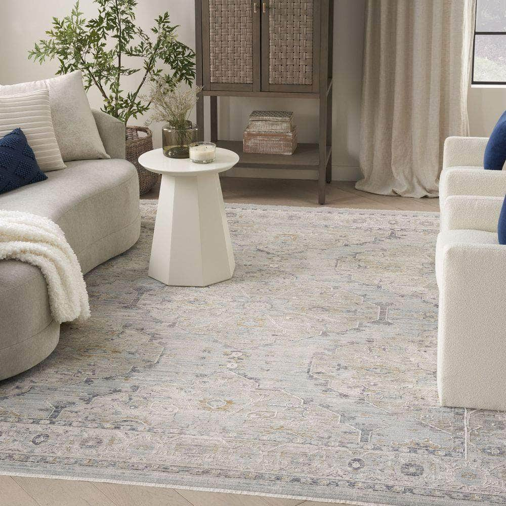 Nyle NYE07 Light Blue Rug #color_light blue